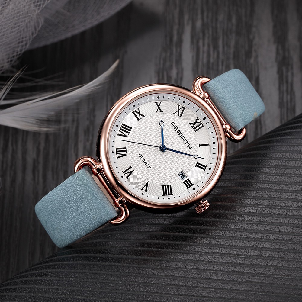 Đồng hồ nữ REBIRTH V3 dây da cao cấp đủ màu cực xinh | BigBuy360 - bigbuy360.vn