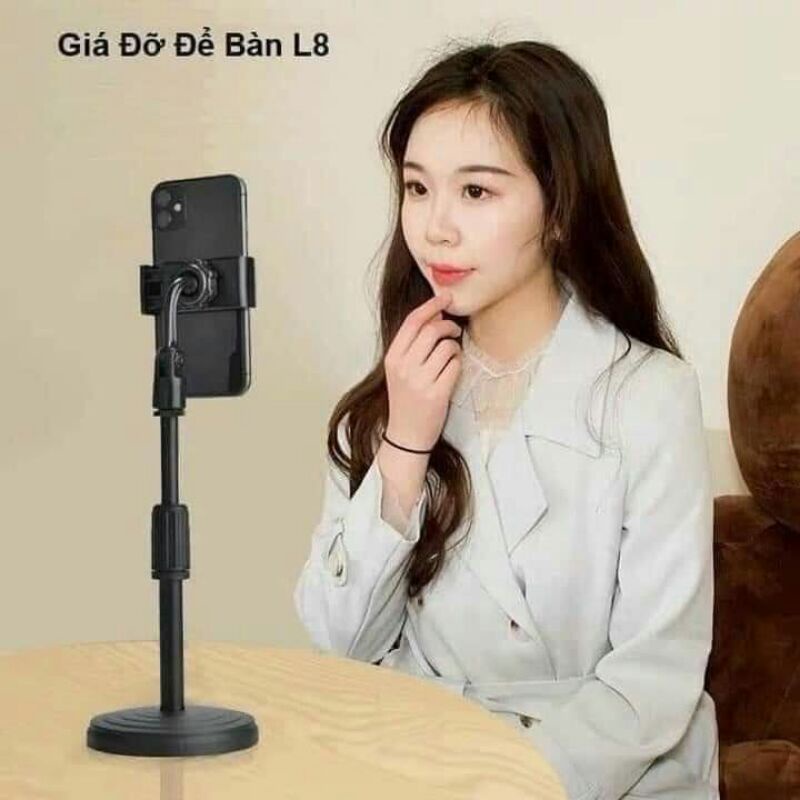 Giá Đỡ  điện thoại  L 8 Chắc Chắn Khi Để Điện Thoại, Góc Xoay Linh Hoạt, Hỗ Trợ Làm Việc Hay Học Tập