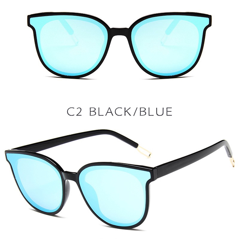 Kính mát mắt mèo màu sắc phong cách retro Hàn Quốc thời trang unisex