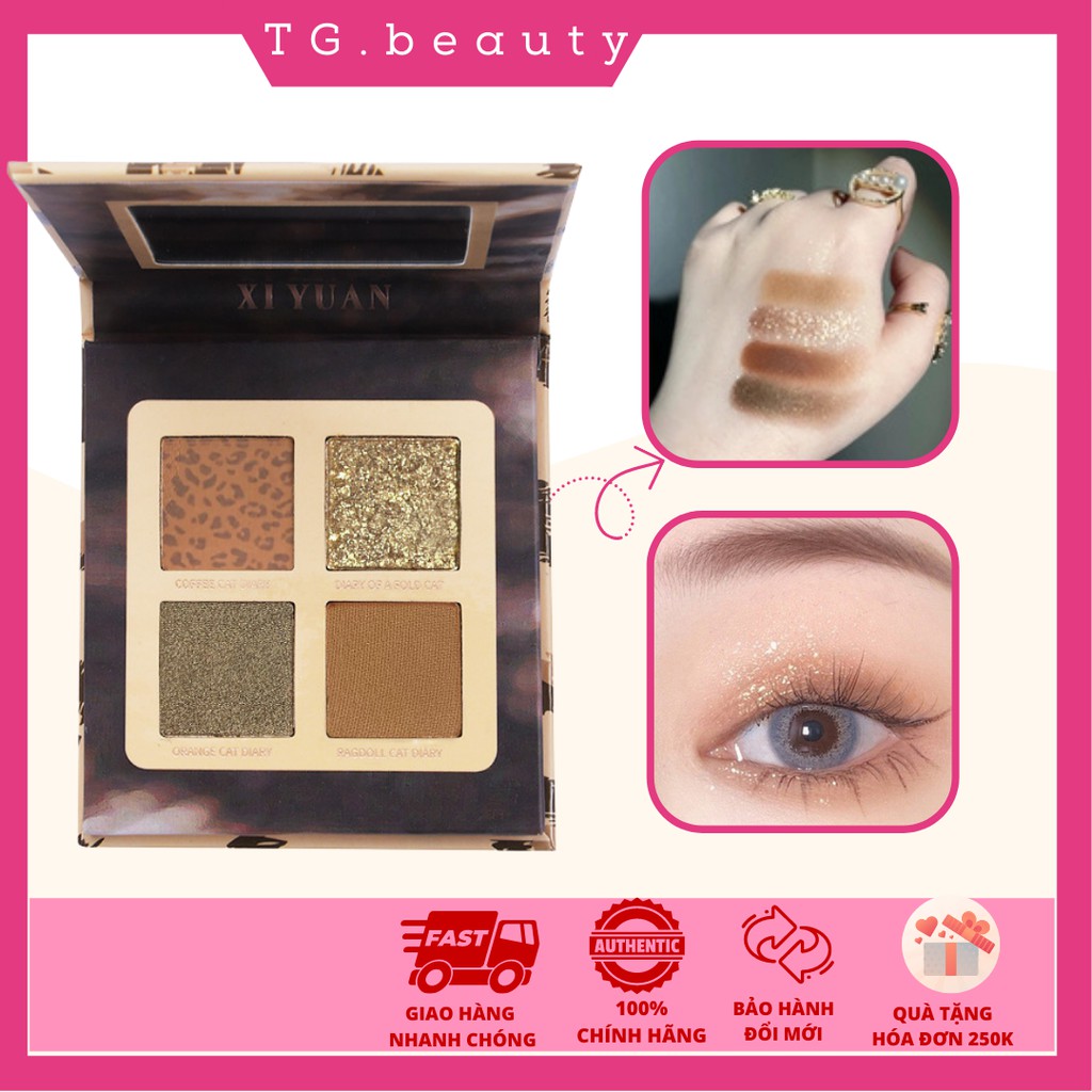 Phấn mắt Xiyuan Mèo Diary Eye Shadow Disc