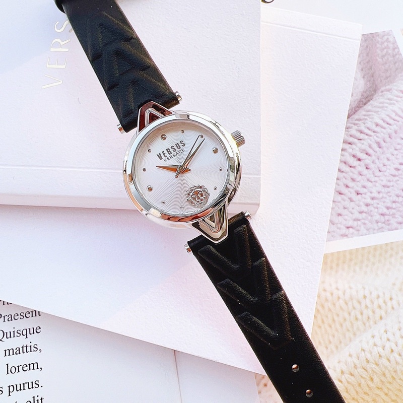 Đồng hồ nữ Versus dây da, mặt 30mm
