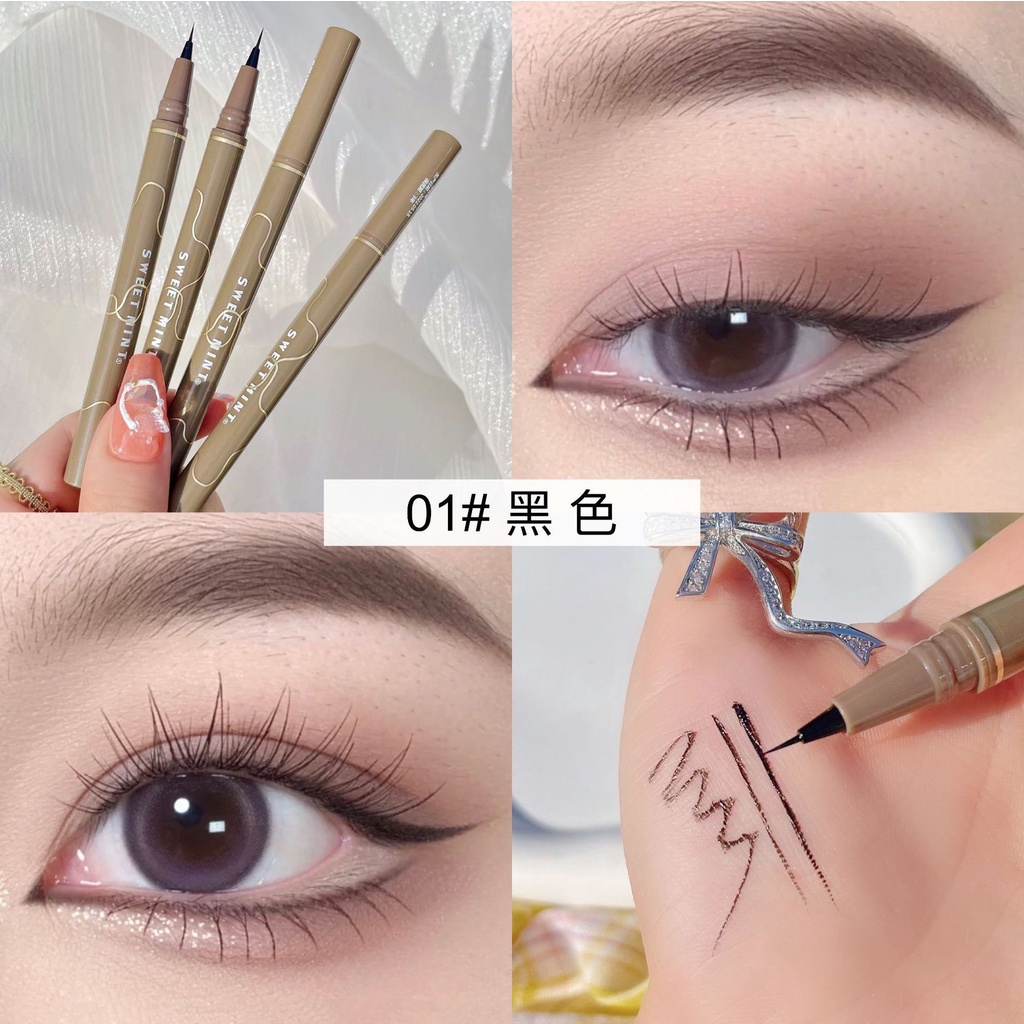 Bút Kẻ Mắt Dạng Lỏng Màu Đen Lâu Trôi