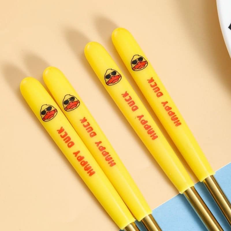 SET 5 Đôi Đũa Vịt Vàng siêu Cute- labi