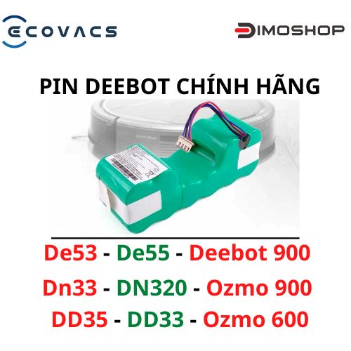 PIN CHÍNH HÃNG DN33 DN320 DE53 DE55 DD35 DD37 OZMO 600