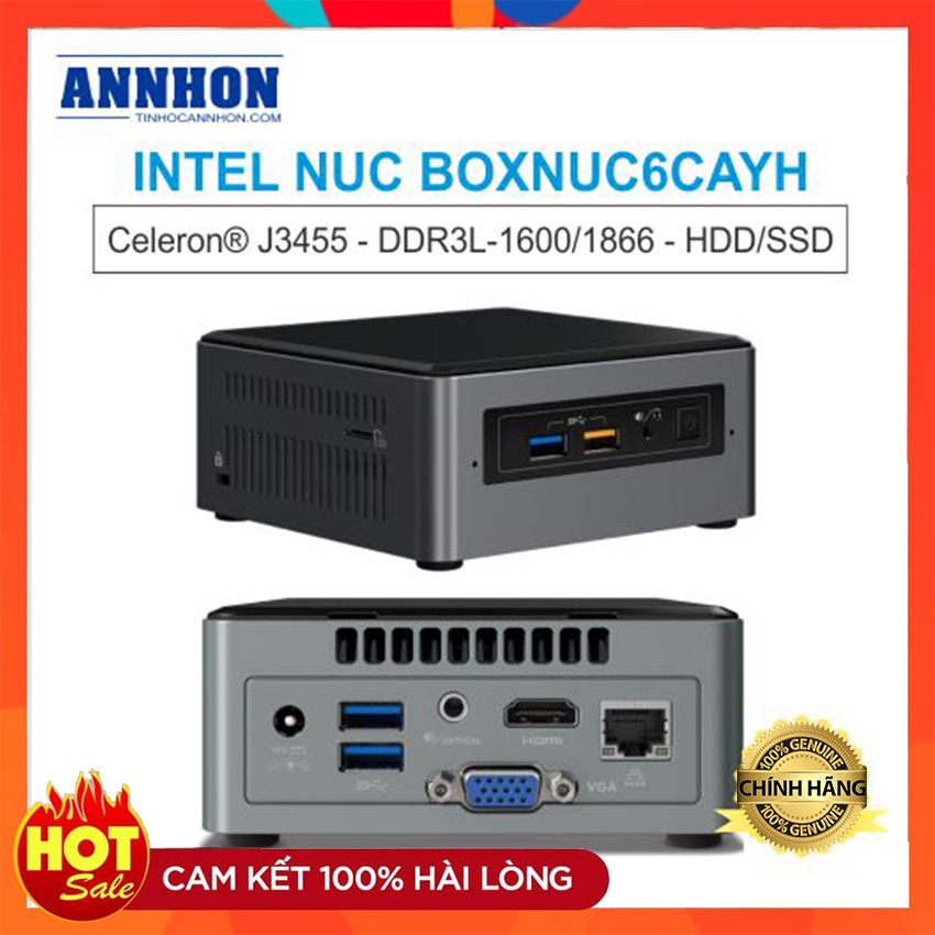 ❀[Nhỏ]Cây máy tính case PC mini Intel NUC J3455 Ram 4Gb 8Gb SSD 120G nhỏ gọn Gamming chơi game văn phòng giải trí phim 4 | BigBuy360 - bigbuy360.vn