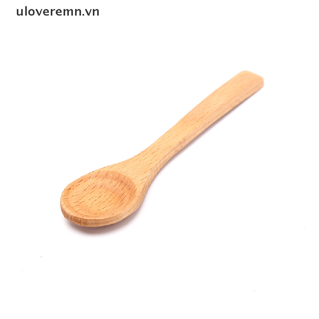 1 Muỗng Gỗ Tre Tròn Múc Canh / Cà Phê / Muối Tiện Dụng