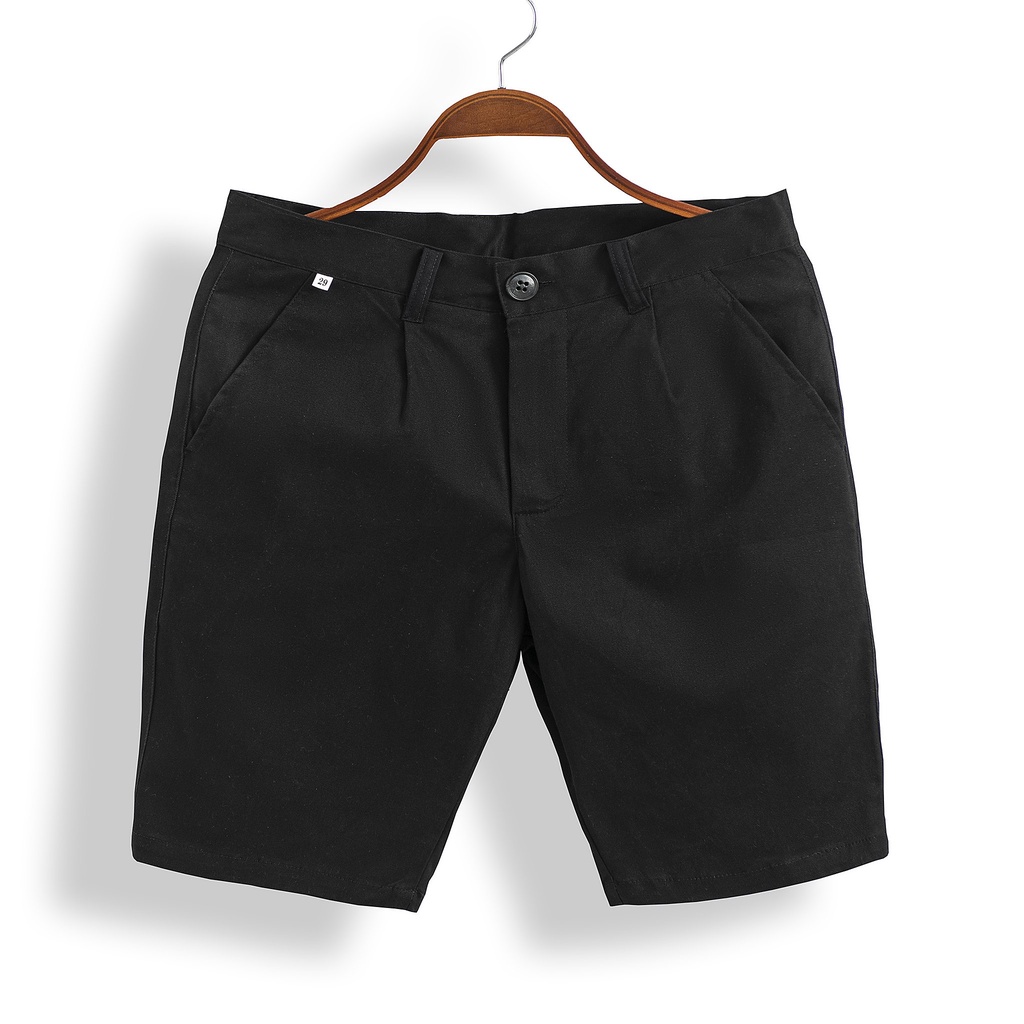 Quần Short Nam Kaki Đẹp Đen Trắng Cao Cấp Dáng Hàn Quốc VESCA H3