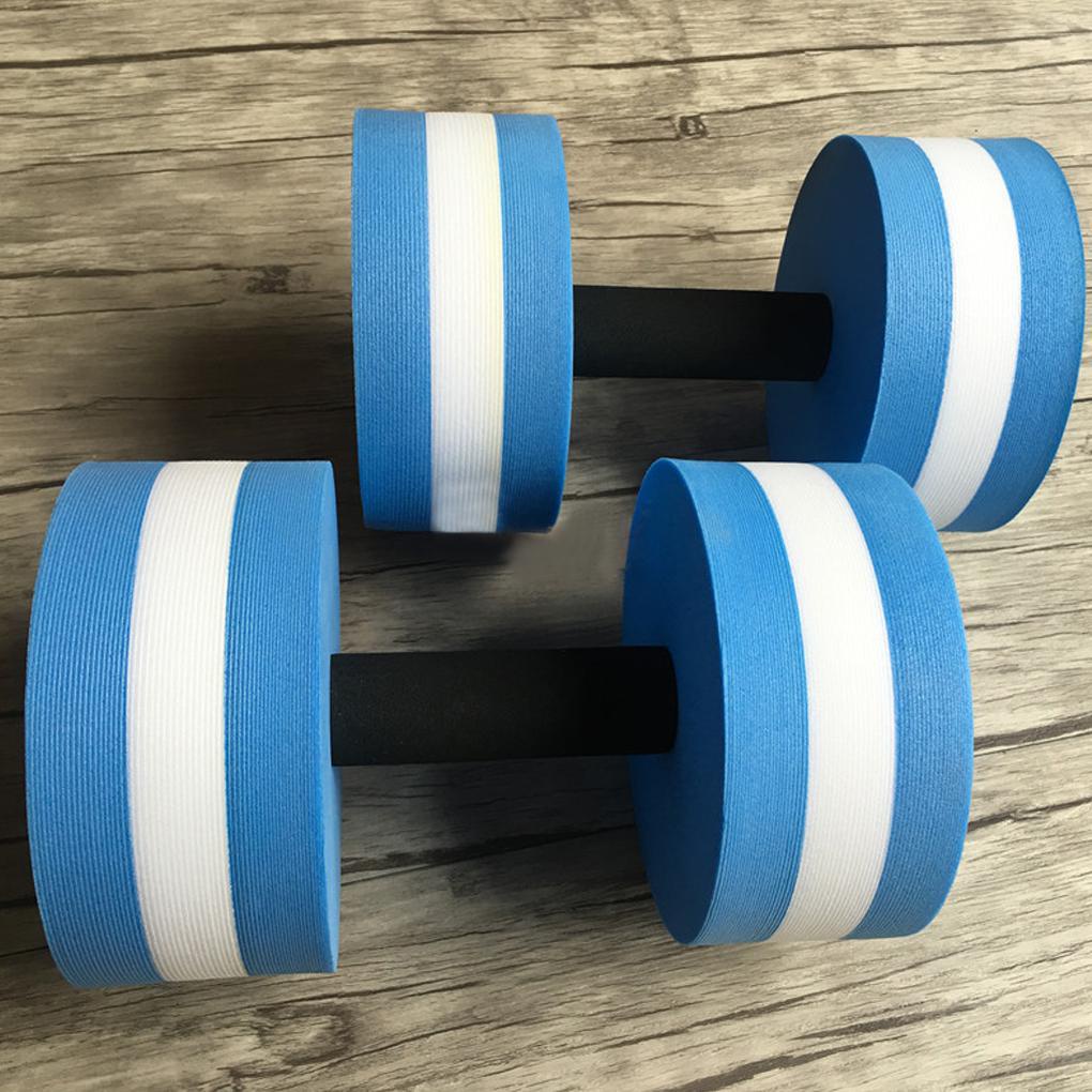[CHOO] 1 Pair Water Aerobics Dumbbell Aquatic EVA Barbell Aqua Fitness Pool Swimming Yoga Exercise Accessory Elastic