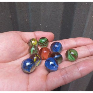 Phụ kiện trang trí bể cá: Bi ve * 10 viên