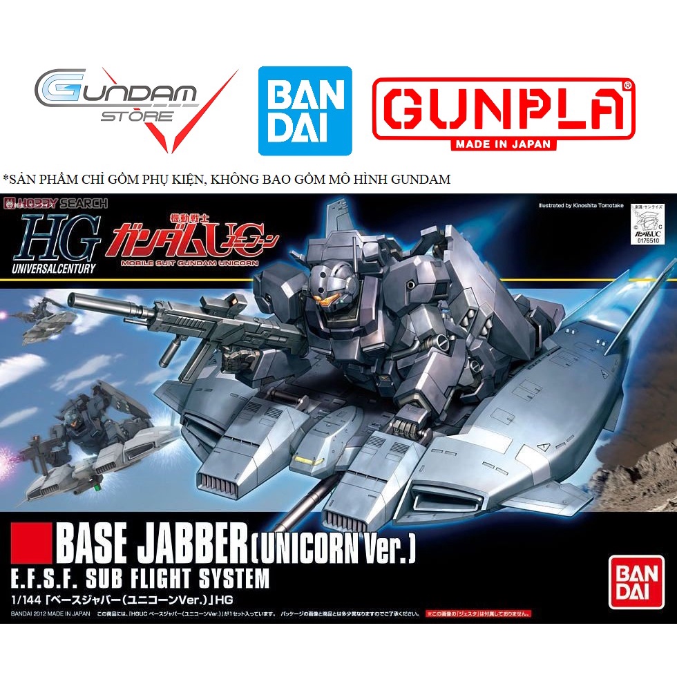 Mô Hình Gundam HG BASE JABBER Unicorn Ver Bandai 1/144 HGUC UC Đồ Chơi Lắp Ráp Anime Nhật