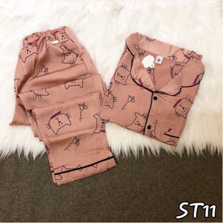 Bộ Ngủ Lụa Satin Cao Cấp