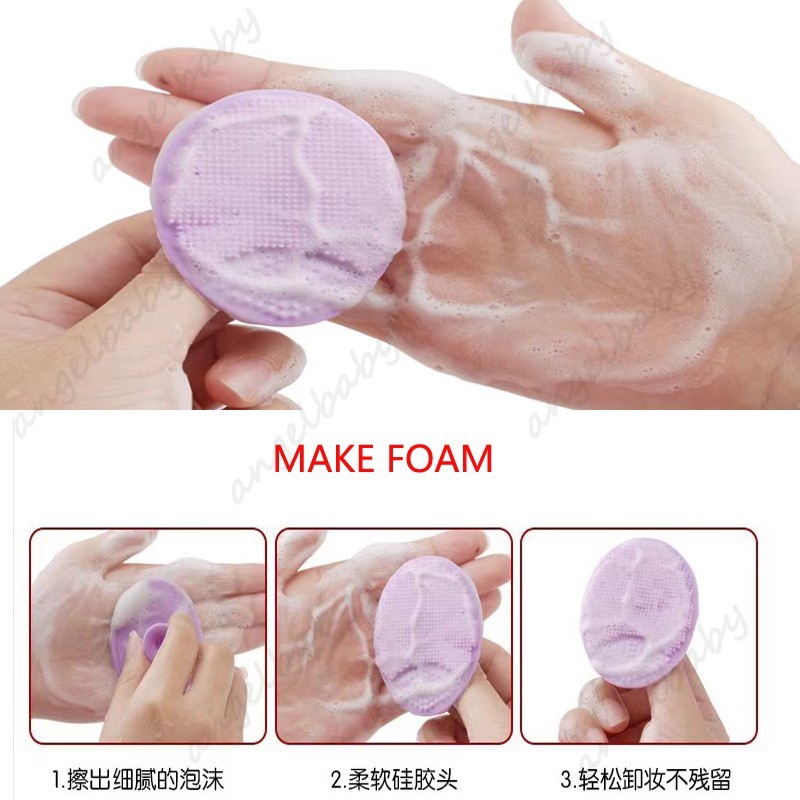 Bàn Chải Silicone Mát Xa Đầu Cho Bé