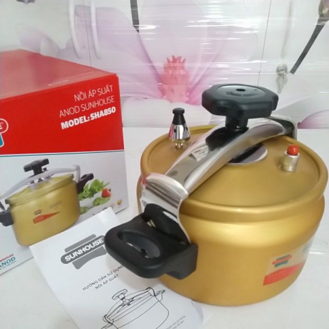 NỒI ÁP SUẤT CƠ ANOD SUNHOUSE SHA8504
