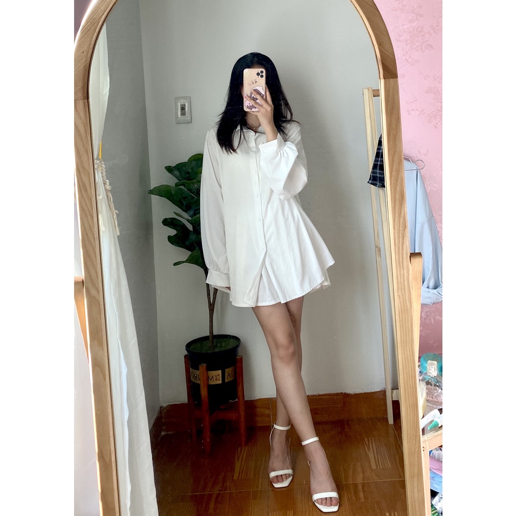 [HÀNG CHẤT ĐẸP] Set váy sơ mi kèm đai buộc có ảnh thật và video  teenstore.365 | BigBuy360 - bigbuy360.vn