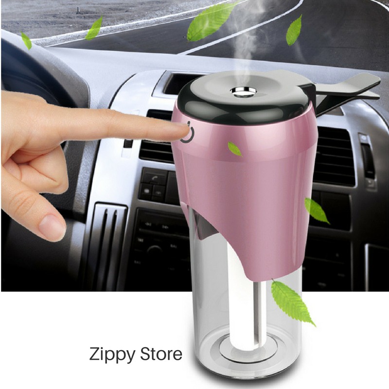 [ Tặng ] Máy khuếch tán tinh dầu xe hơi Car Humidifer tích hợp cổng USB tặng kèm tinh dầu