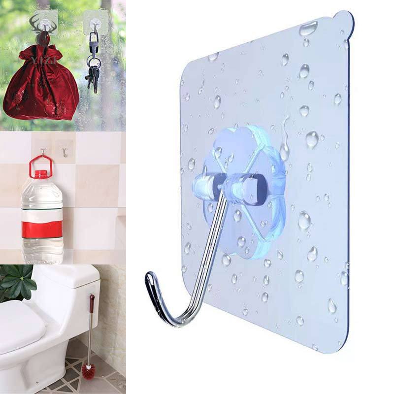 Móc Dán Tường Trong Suốt Treo Đồ Tiện Dụng