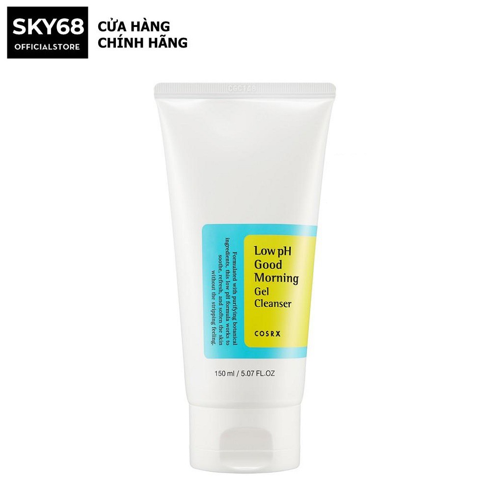 Sữa Rửa Mặt Dạng Gel Dịu Nhẹ Tràm Trà Cosrx Good Morning Low PH Cleanser 150ml