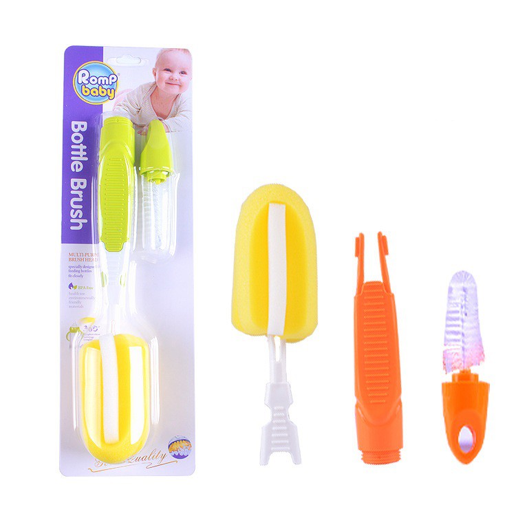 CỌ RỬA BÌNH SỮA CÓ MÚT TO ROMP BABY