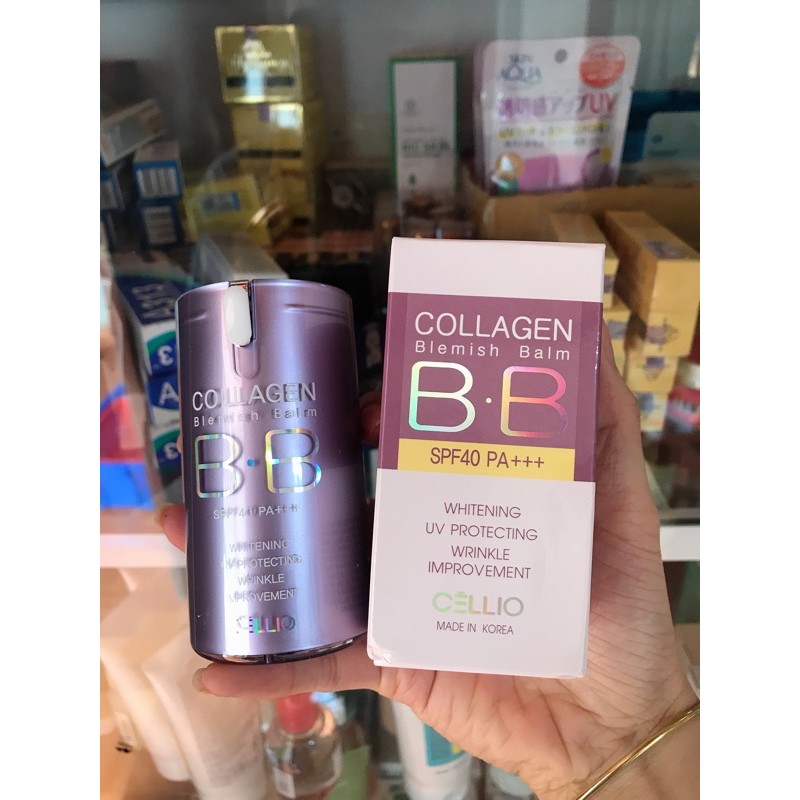 Kem nền BB Collagen Cellio Spf 40 pa+++