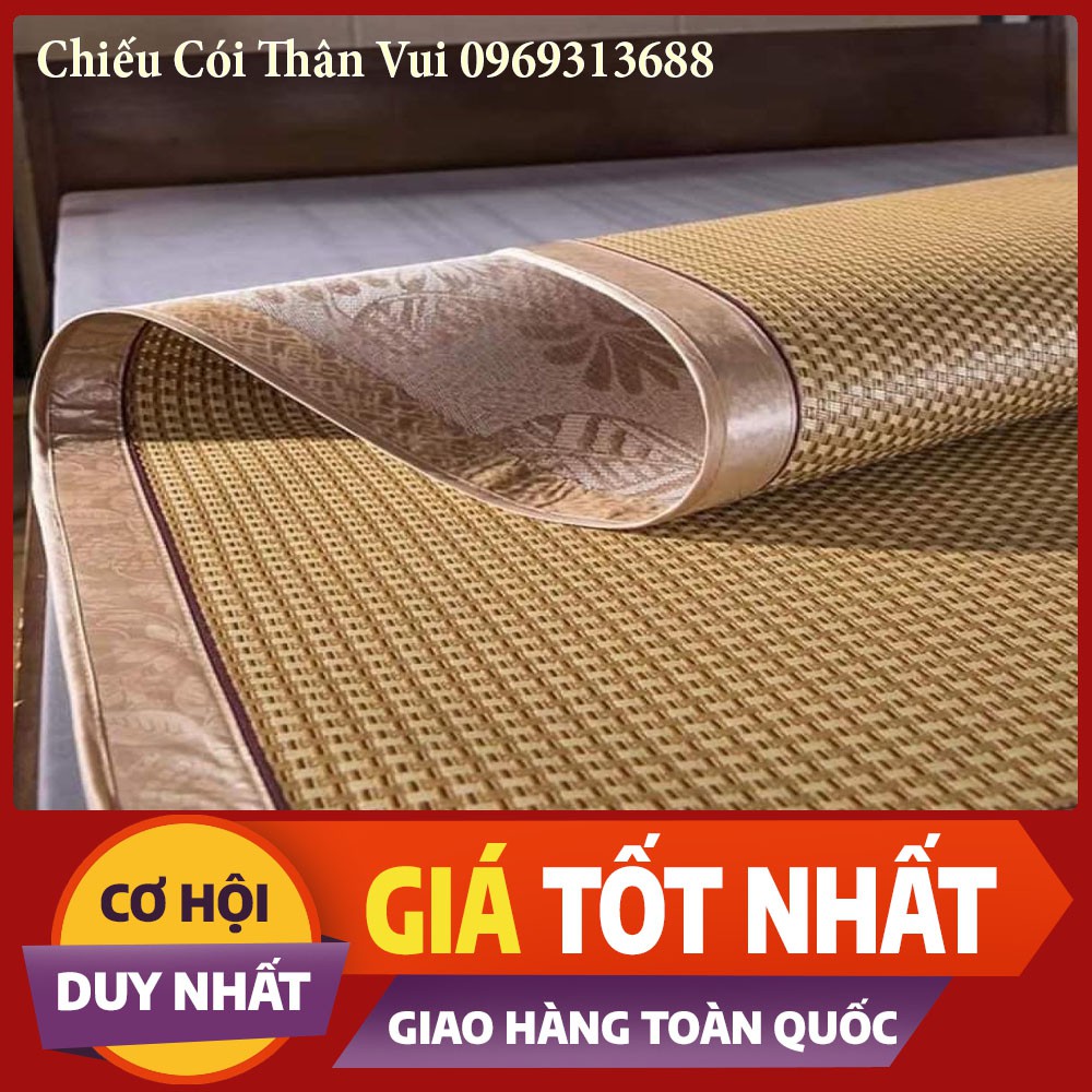 [ RẺ VÔ ĐỊCH ] Chiếu Điều Hòa Cao Cấp - chiếu mây tre đan lót lụa( ẢNH THẬT  )