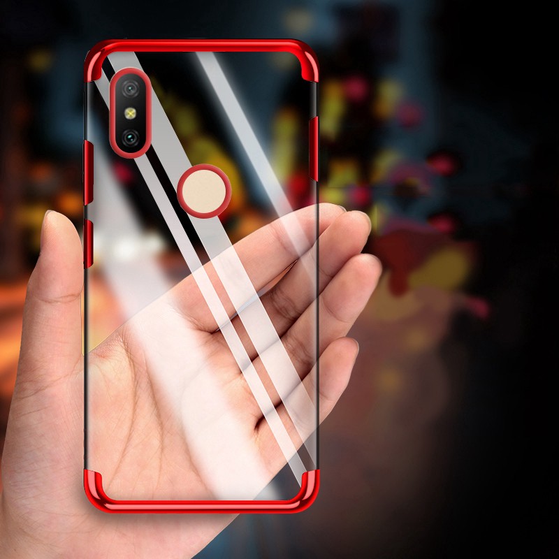 Transparent case cover for Xiaomi Mix 2S Max 3 6X Redmi 6 Redmi Note 4X in different colors