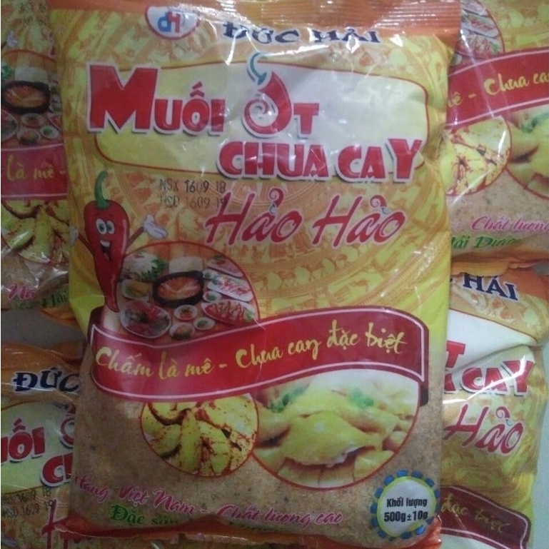 Muối Ớt Chua Cay Hảo Hảo Gói 500Gr