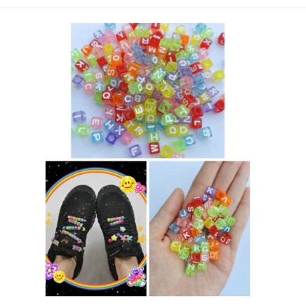 10/20/50 Hạt vuông in chữ 7mm (loại tốt)