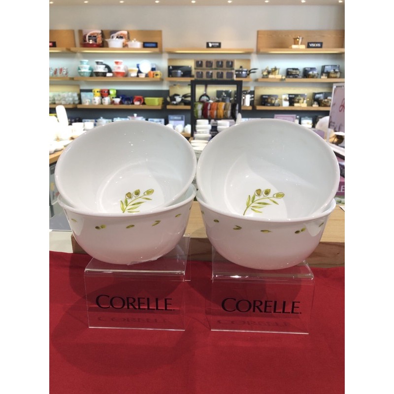 Tô ăn mì Corelle Olive Garden 900ml 428-OG thuỷ tinh Cao cấp