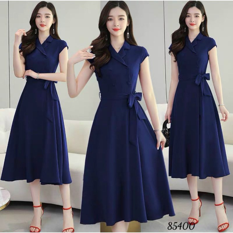 ầm xòe dự tiệc cổ vest thắt eo mẫu mới HOT HOT