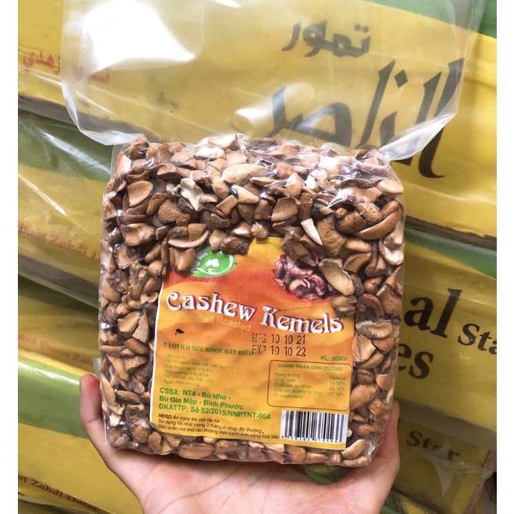 Vụn Điều sấy chín 500g - sạch lụa