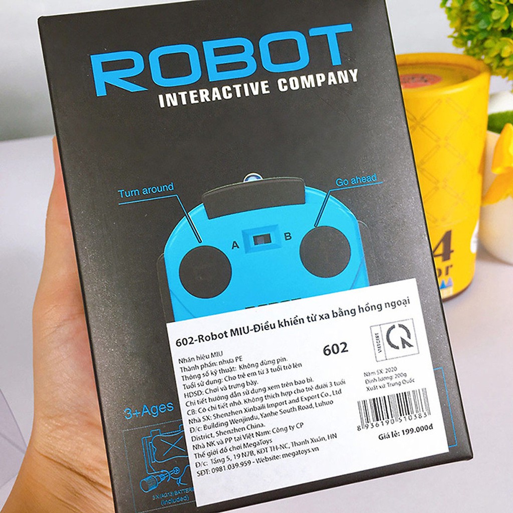 Robot MIU - Điều Khiển Từ Xa Bằng Hồng Ngoại 602