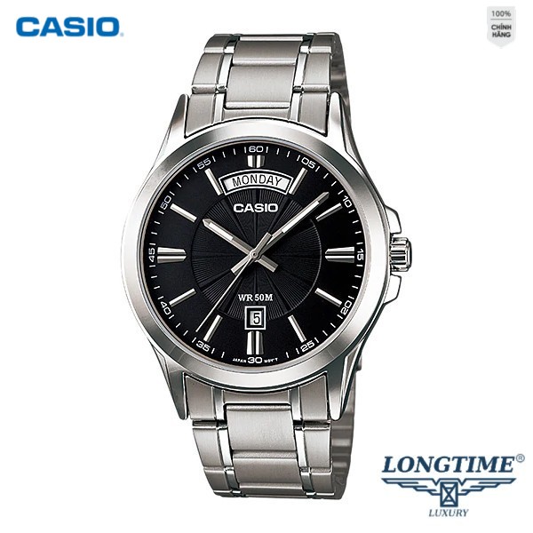 Đồng Hồ Casio Nam Dây Kim Loại MTP-1381D-1AV Chính Hãng