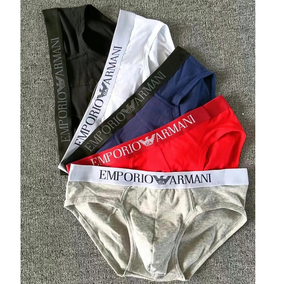 1 Quần Lót Boxer Cotton Lụa Lạnh Thoải Mái Màu Đen / Trắng / Đỏ / Xanh Dương Cho Nam