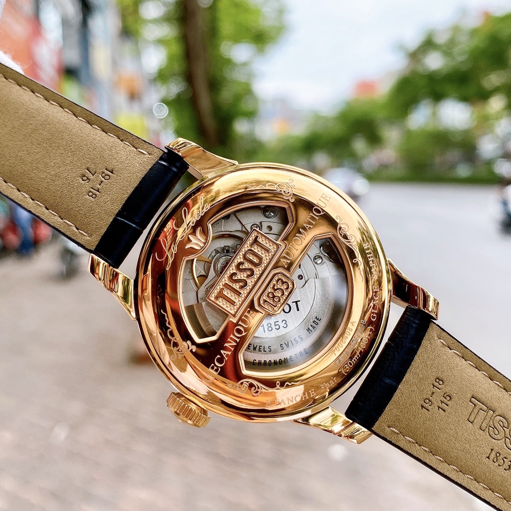 Đồng hồ nam chính hãng Tissot Lelocle Cafe Chronometer T006.408.36.057.00 -Máy Automatic cơ tự động -Kính Sapphire