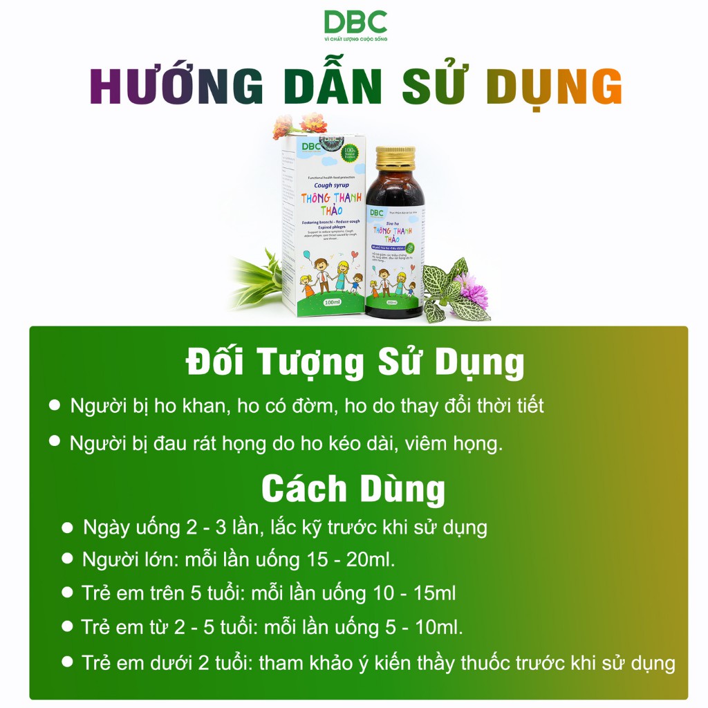 [Mã BMLTA50 giảm 10% đơn 150K] Siro Thảo Dược Cho Bé Siro Ho DƯỢC BẢO CHÂU Hỗ Trợ Giảm Ho Sổ Mũi