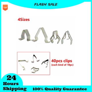 Panel Trim Clips Truck Parts 40Pcs Car Parts Interior Accessories Exterior