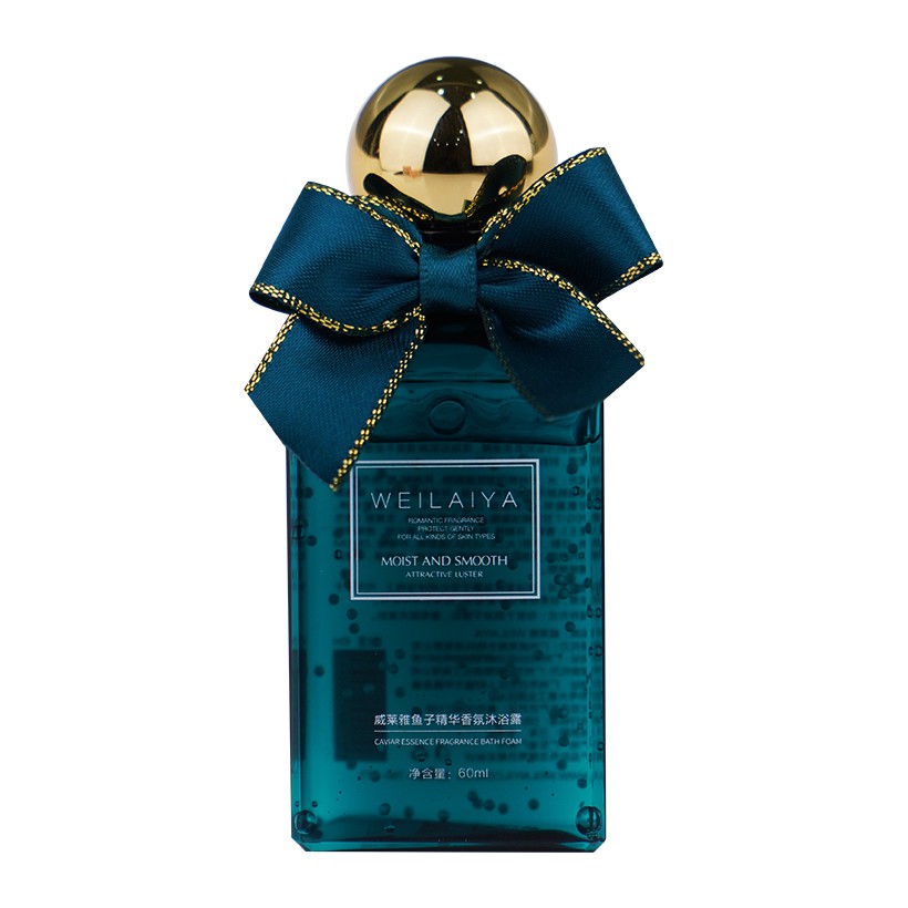 Sữa tắm trứng cá tầm dưỡng ẩm hương nước hoa Weilaiya Moist And Smooth Bath Foam 312ml (kèm lọ mini 60ml) | BigBuy360 - bigbuy360.vn