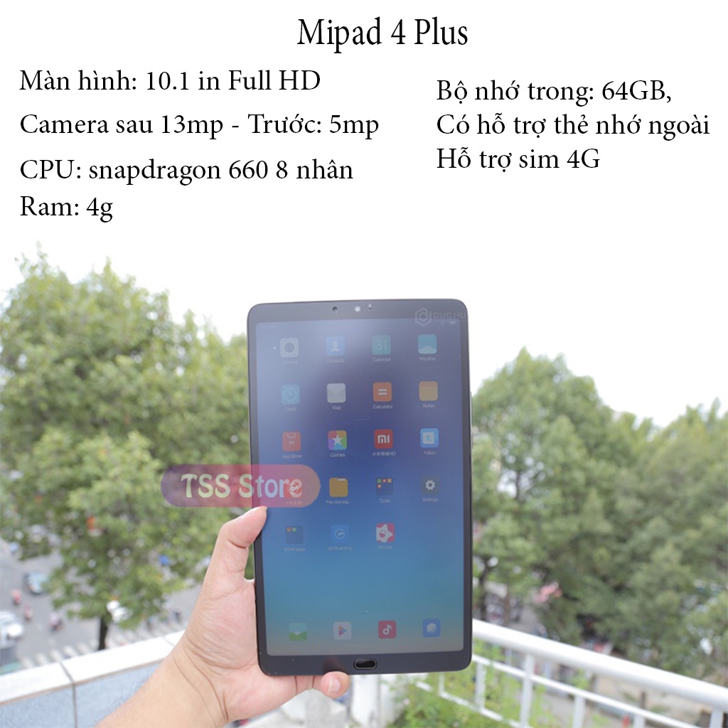 Máy Tính Bảng Xiaomi MiPad 4 Plus LTE chuyên game, học online 99% | BigBuy360 - bigbuy360.vn