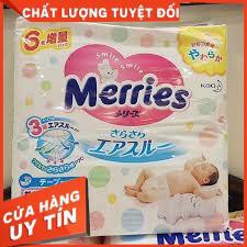 Bỉm Merries Nội Địa Nhật cộng miếng full size NB90+6 / S82+6 / M64+4 / L58 / M58+6 / L44+6 / XL38+6 / XXL26+2