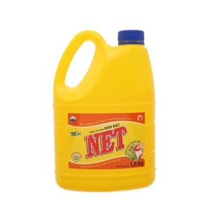Nước rửa chén NET đậm đặc chiết xuất chanh tươi can 1.46 lít
