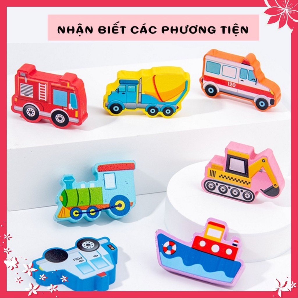 Đồ chơi câu cá 💥FREESHIP💥 bằng gỗ cho bé từ 2 đến 4 tuổi – Đồ chơi gỗ thông minh, ghép số học đếm 63 chi tiết – DC030