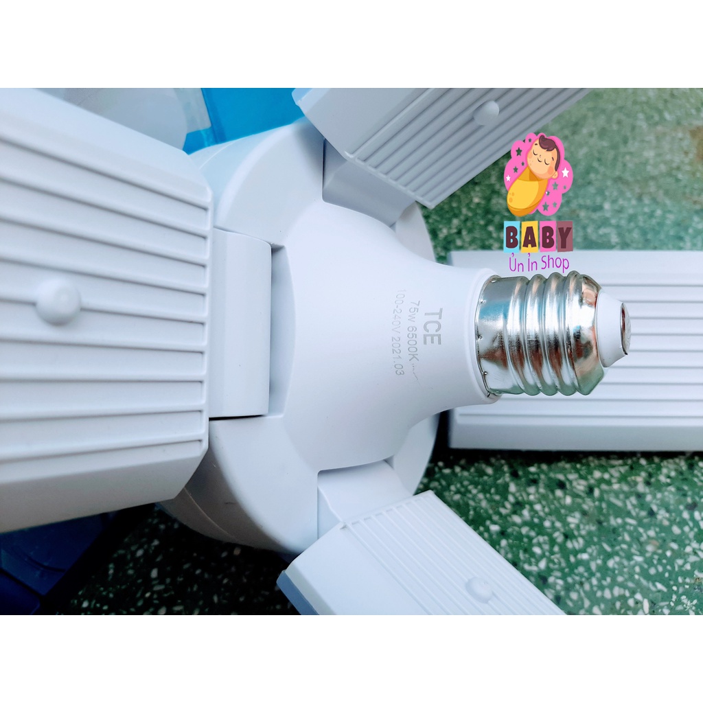 ĐÈN LED SIÊU SÁNG 4 CÁNH 5 BÓNG PHÁT SÁNG SIÊU TIẾT KIỆM ĐẾN 60% ĐIỆN NĂNG