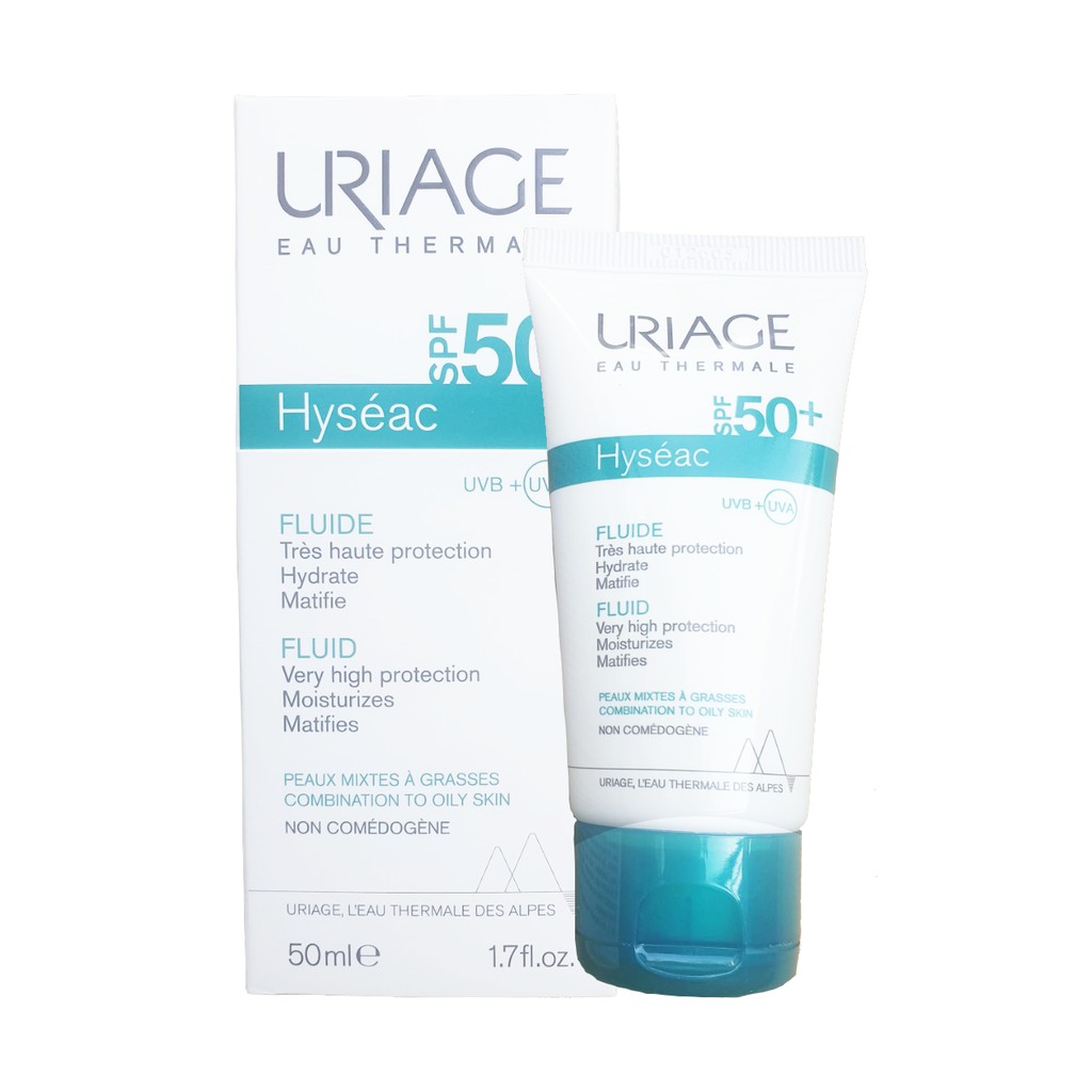 [Quà tặng] Kem chống nắng dành cho da dầu Uriage Hyséac Plude SPF50+ 50ml