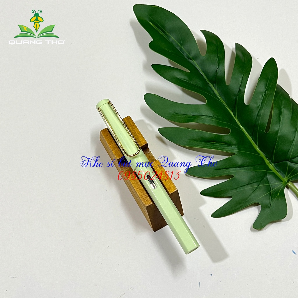 Bút máy luyện chữ đẹp nét thanh đậm Bút mài 858 thân một màu