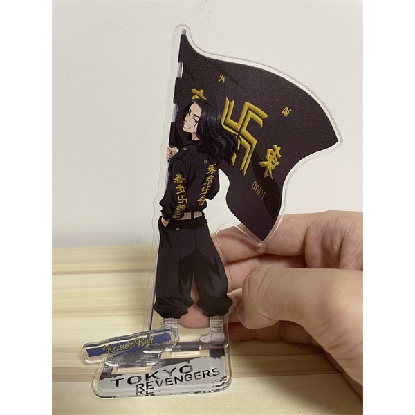 Lá cờ bằng acrylic in hình nhân vật anime Tokyo Avengers