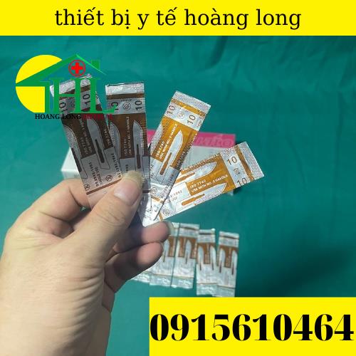 Lưỡi dao mổ Ấn Độ KIATO các số 10, 11, 12,15, 20 ,21,22 hộp 100 cái