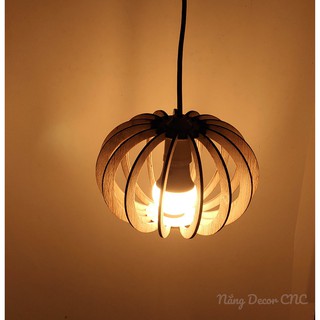 ĐÈN GỖ TREO TRANG TRÍ MỘC MẠC