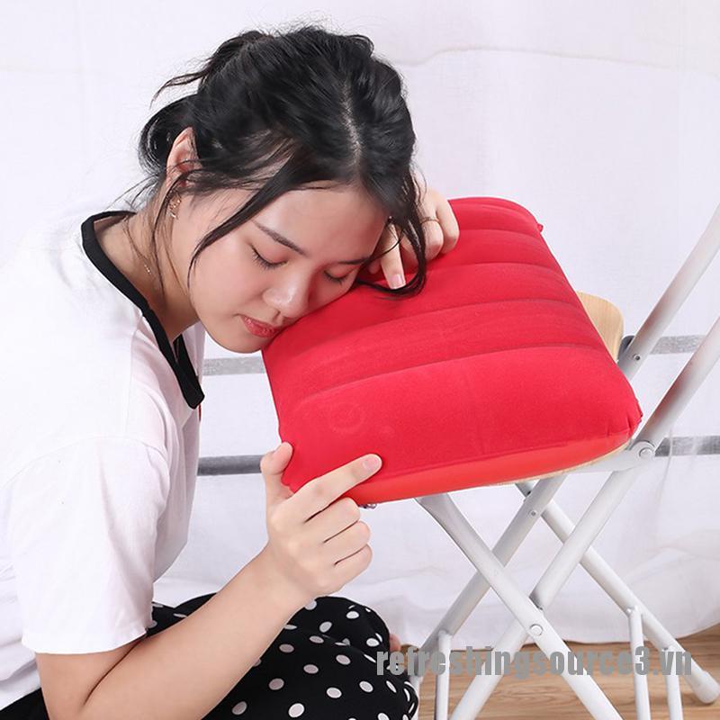 Gối Bơm Hơi Mềm Mại Gấp Gọn Tiện Dụng