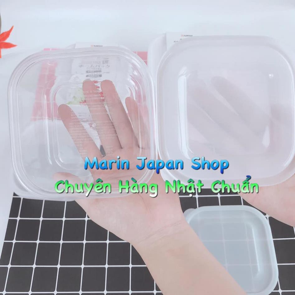 (Lẻ 1 hộp) Hộp nhựa cao cấp đựng thực phẩm có nắp đậy Nhập Khẩu Chính Hãng Nhật Bản