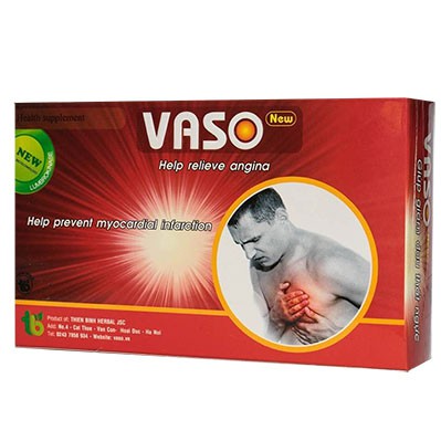 VasoNew  - Hỗ trợ tăng cường sức khỏe tim mạch, làm mạnh tim, phòng ngừa và hỗ trợ điều trị nhồi máu cơ tim